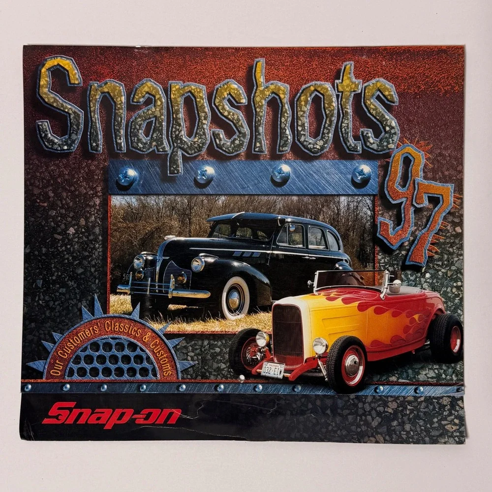 Vintage 1997 Snap-on Snapshots Classics and Customs Car Wall Calendar Hot‎ Rods